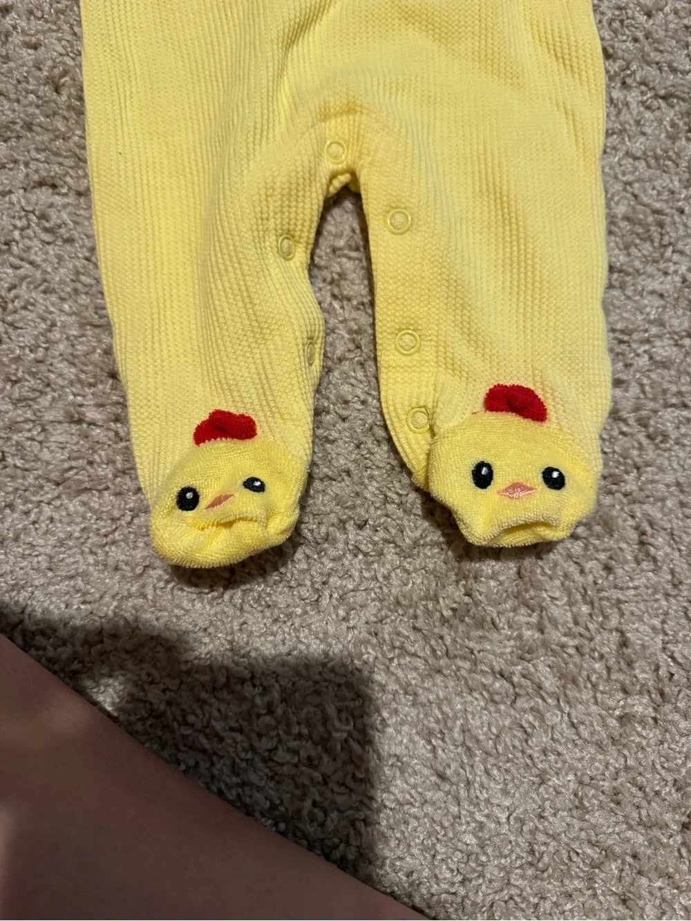 Baby Starters Yellow 'Just Hatched' Chick Footed One-Piece